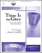 Thine Is the Glory Handbell sheet music cover